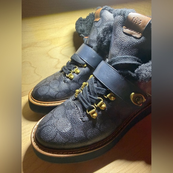 Coach Shearling Boots